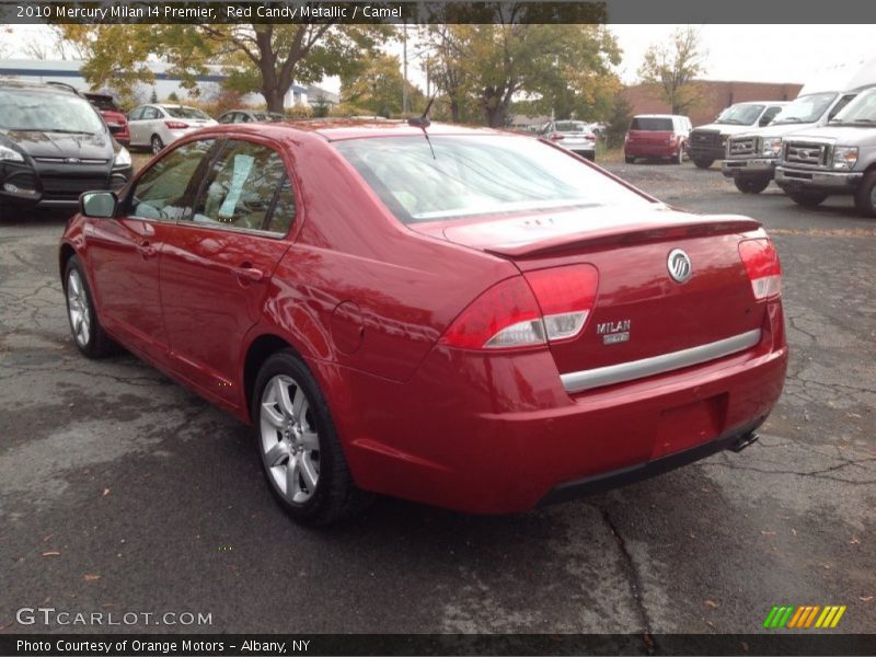Red Candy Metallic / Camel 2010 Mercury Milan I4 Premier