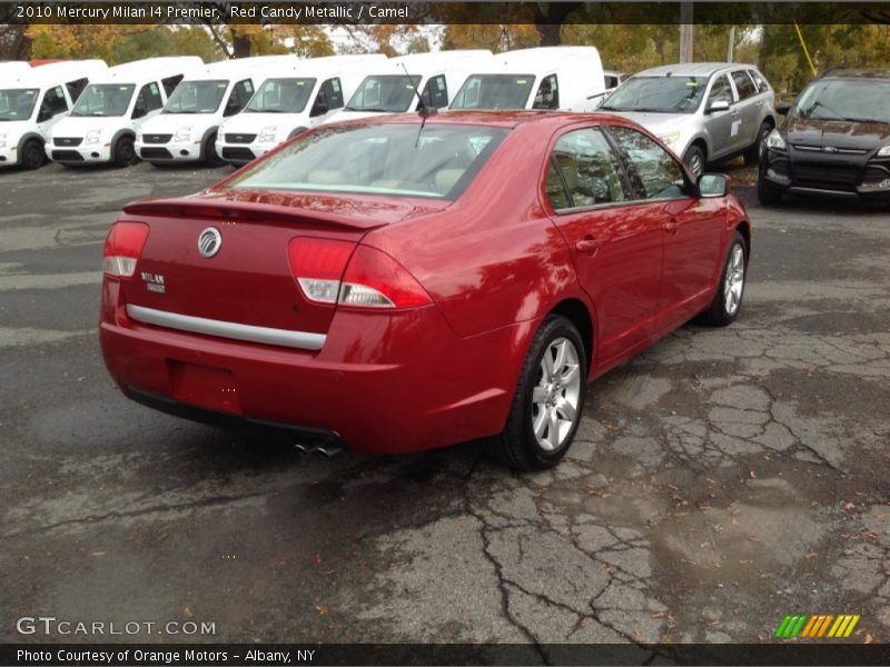 Red Candy Metallic / Camel 2010 Mercury Milan I4 Premier