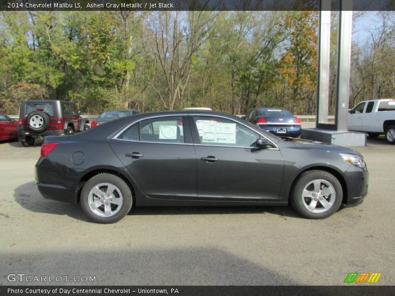 Ashen Gray Metallic / Jet Black 2014 Chevrolet Malibu LS