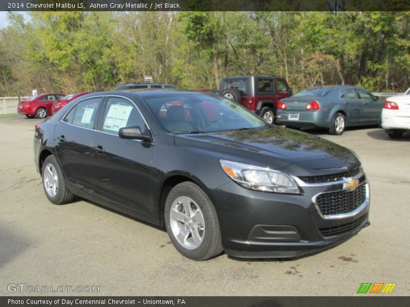 Ashen Gray Metallic / Jet Black 2014 Chevrolet Malibu LS