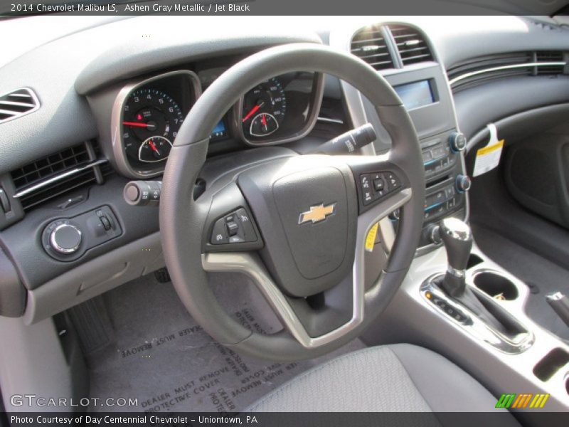 Ashen Gray Metallic / Jet Black 2014 Chevrolet Malibu LS
