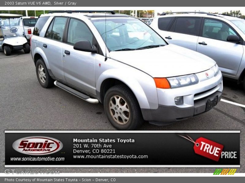 Silver / Gray 2003 Saturn VUE V6 AWD