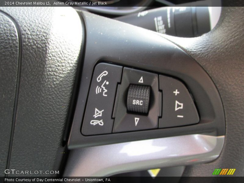 Ashen Gray Metallic / Jet Black 2014 Chevrolet Malibu LS