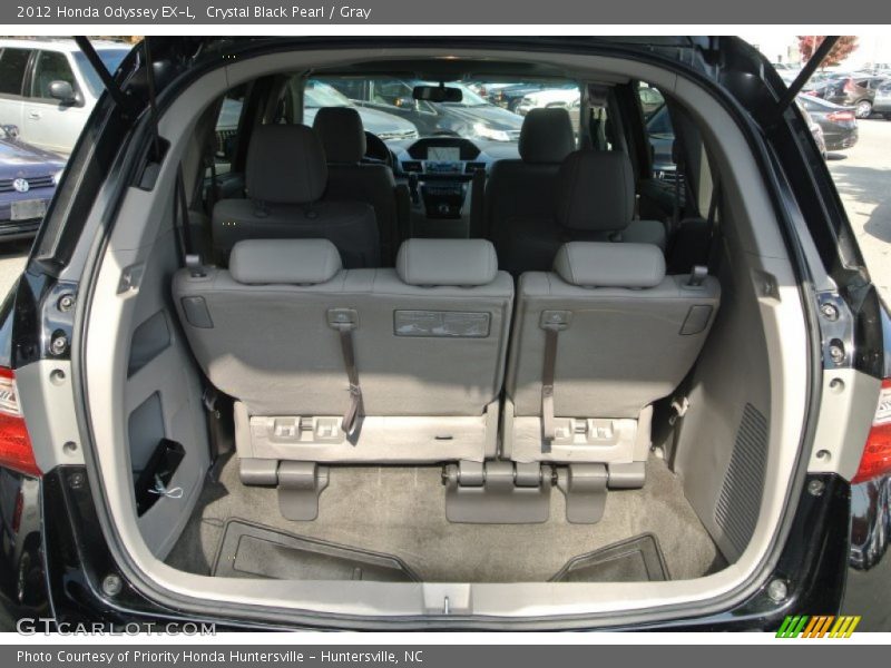Crystal Black Pearl / Gray 2012 Honda Odyssey EX-L