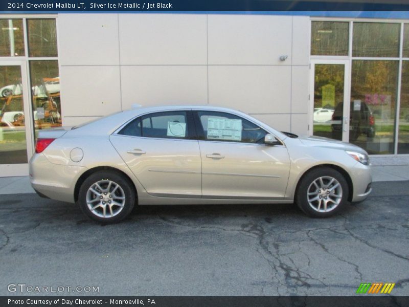 Silver Ice Metallic / Jet Black 2014 Chevrolet Malibu LT