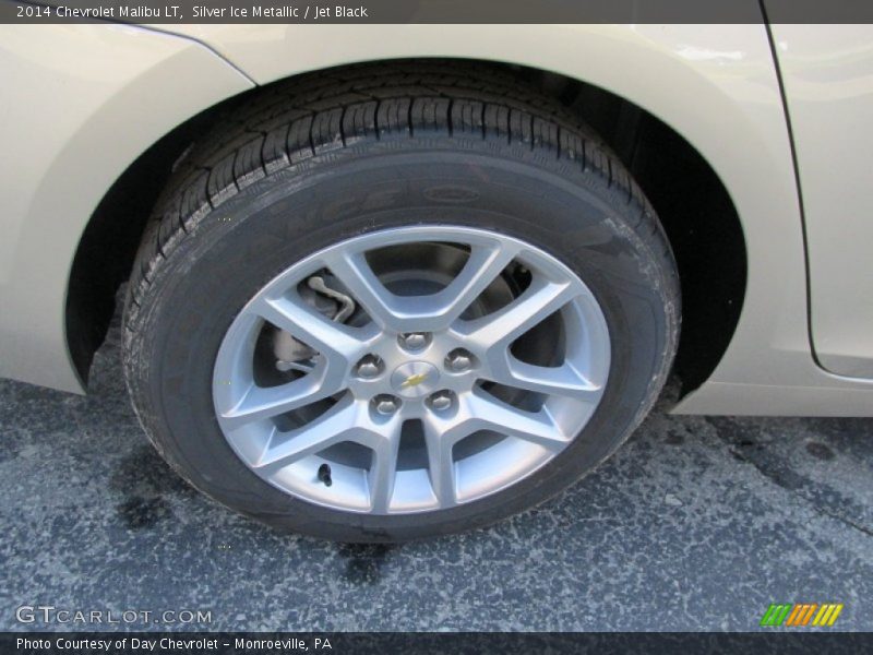 Silver Ice Metallic / Jet Black 2014 Chevrolet Malibu LT