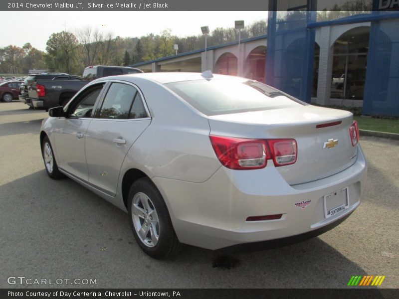 Silver Ice Metallic / Jet Black 2014 Chevrolet Malibu LT