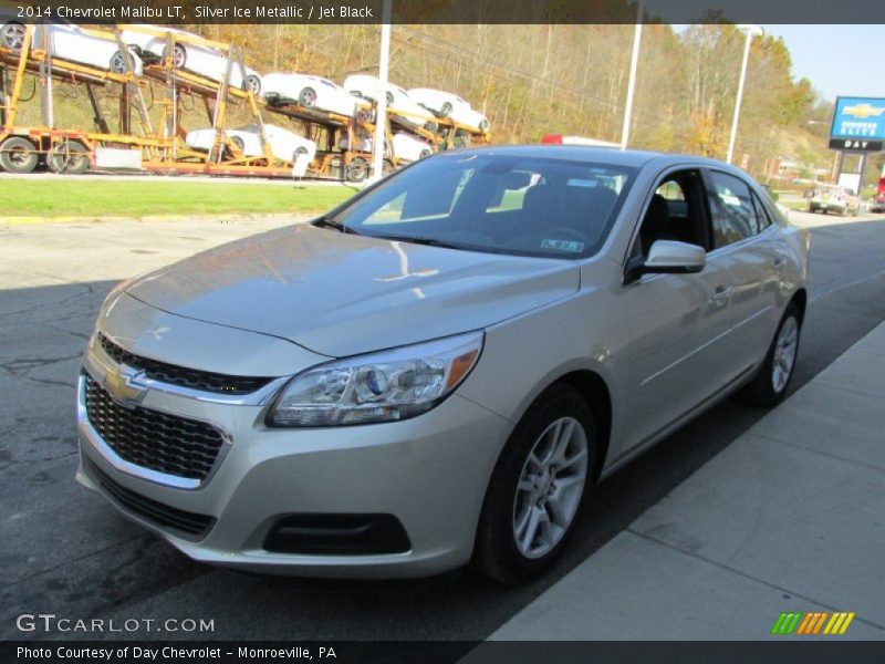 Silver Ice Metallic / Jet Black 2014 Chevrolet Malibu LT