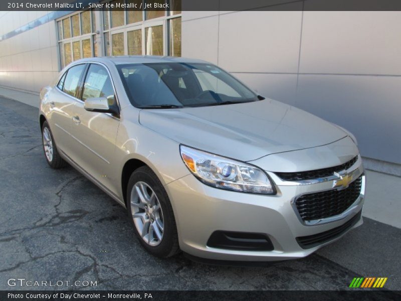 Silver Ice Metallic / Jet Black 2014 Chevrolet Malibu LT