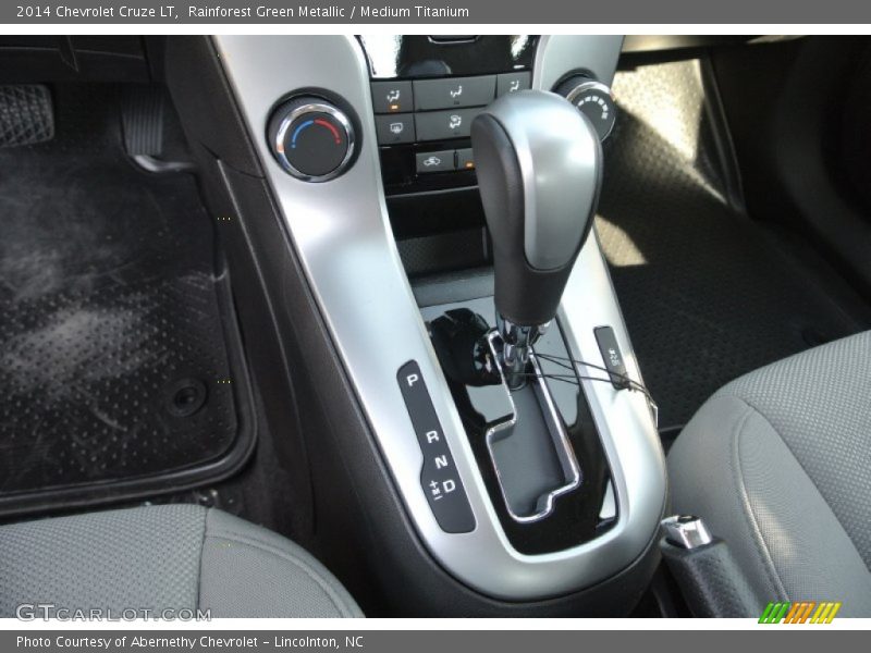 Rainforest Green Metallic / Medium Titanium 2014 Chevrolet Cruze LT
