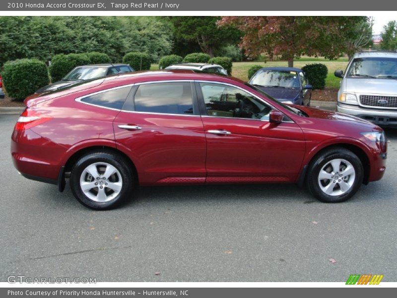 Tango Red Pearl / Ivory 2010 Honda Accord Crosstour EX