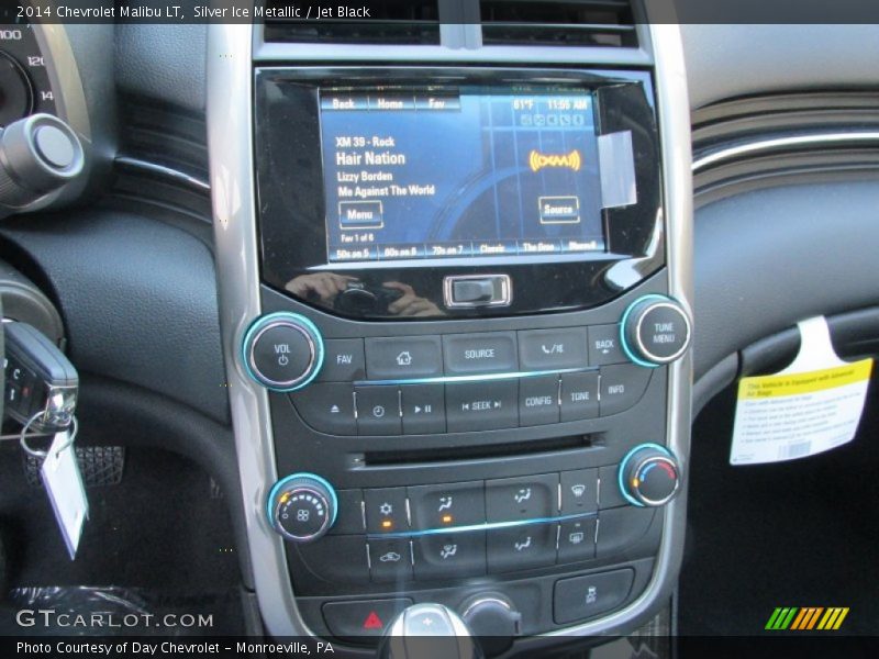 Silver Ice Metallic / Jet Black 2014 Chevrolet Malibu LT