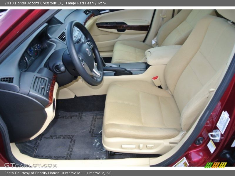 Tango Red Pearl / Ivory 2010 Honda Accord Crosstour EX