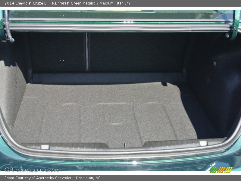 Rainforest Green Metallic / Medium Titanium 2014 Chevrolet Cruze LT
