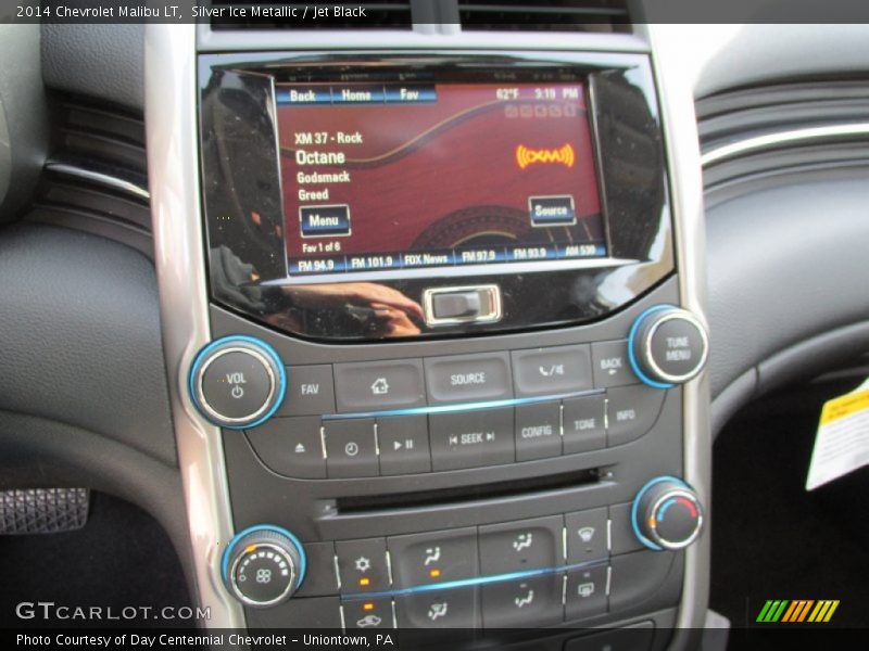 Silver Ice Metallic / Jet Black 2014 Chevrolet Malibu LT