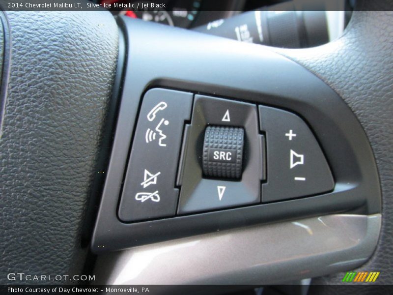 Silver Ice Metallic / Jet Black 2014 Chevrolet Malibu LT