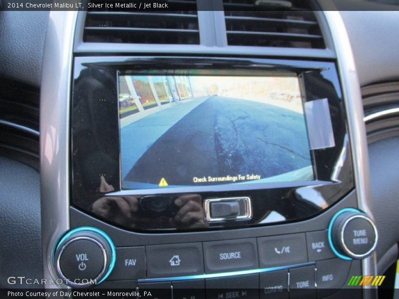 Silver Ice Metallic / Jet Black 2014 Chevrolet Malibu LT