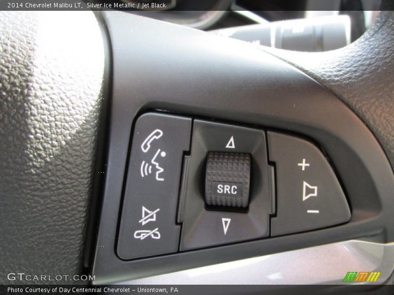Silver Ice Metallic / Jet Black 2014 Chevrolet Malibu LT