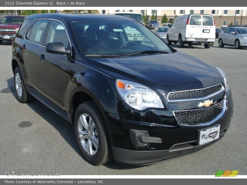 Black / Jet Black 2013 Chevrolet Equinox LS