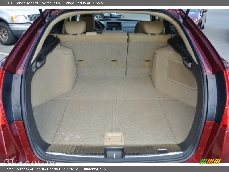 Tango Red Pearl / Ivory 2010 Honda Accord Crosstour EX