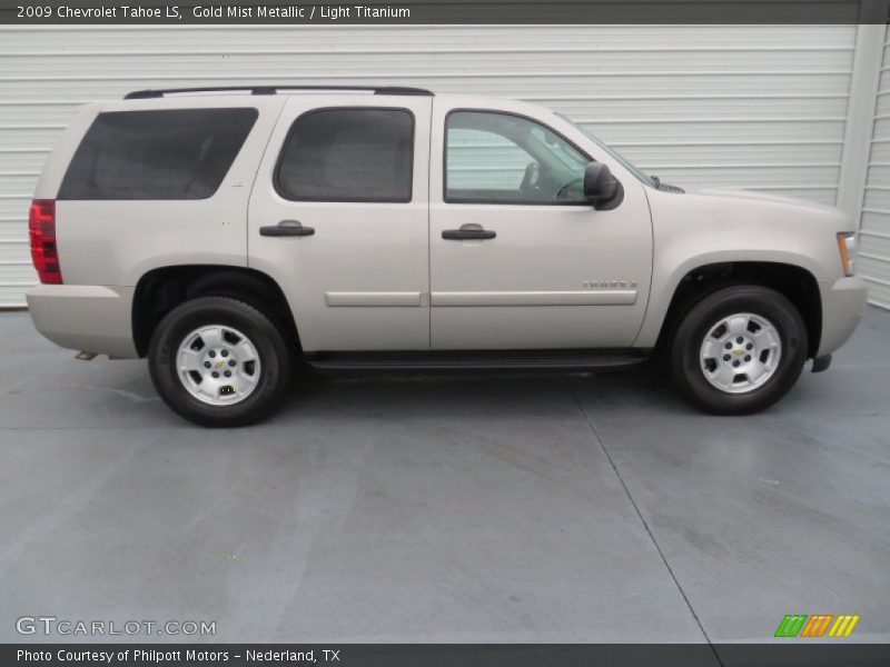 Gold Mist Metallic / Light Titanium 2009 Chevrolet Tahoe LS