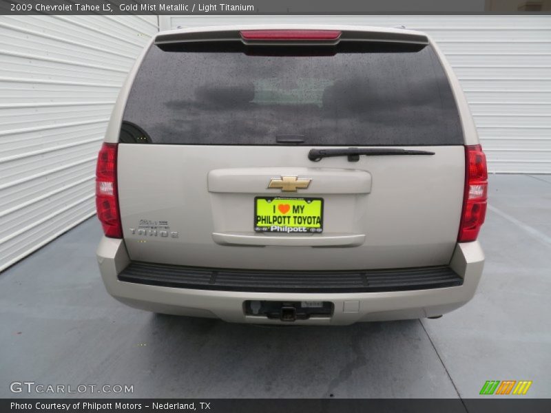 Gold Mist Metallic / Light Titanium 2009 Chevrolet Tahoe LS