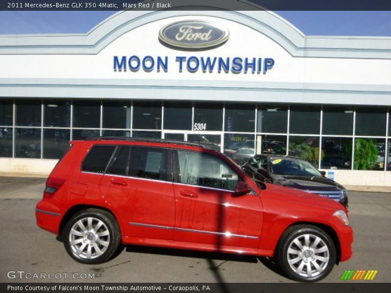 Mars Red / Black 2011 Mercedes-Benz GLK 350 4Matic