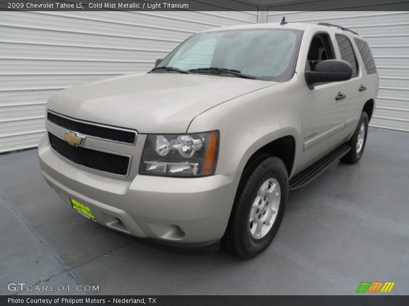 Gold Mist Metallic / Light Titanium 2009 Chevrolet Tahoe LS