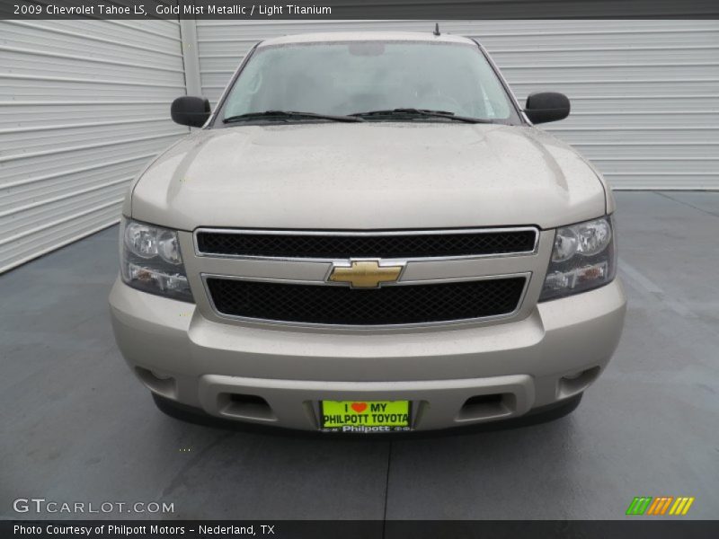 Gold Mist Metallic / Light Titanium 2009 Chevrolet Tahoe LS