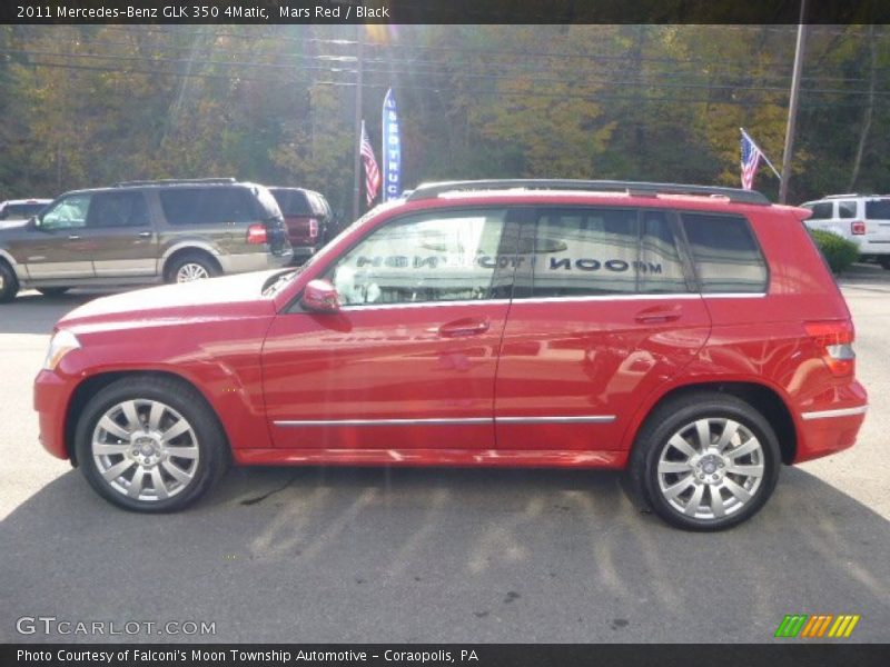 Mars Red / Black 2011 Mercedes-Benz GLK 350 4Matic