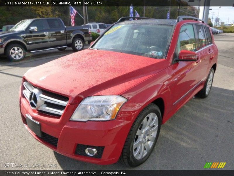 Mars Red / Black 2011 Mercedes-Benz GLK 350 4Matic