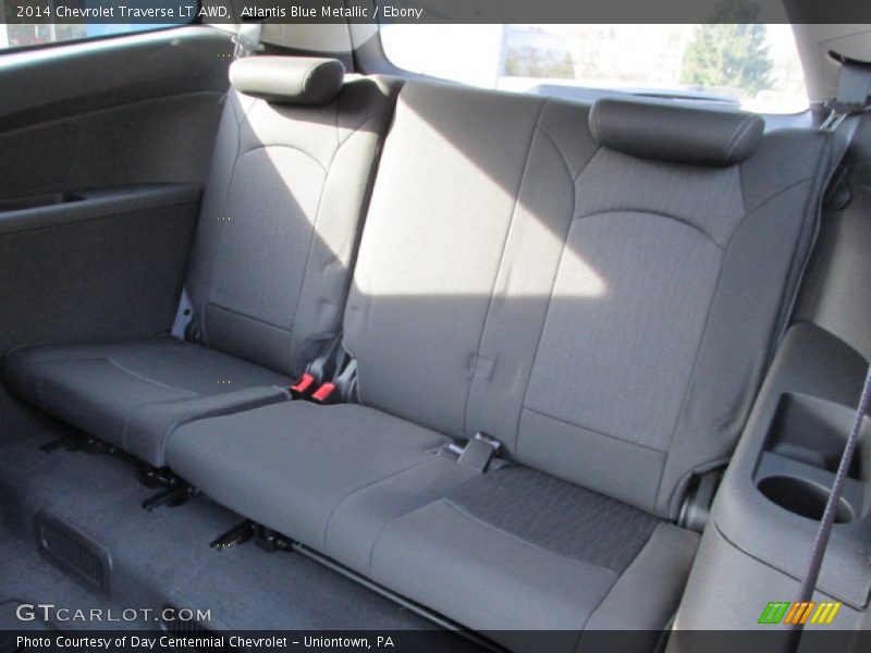 Atlantis Blue Metallic / Ebony 2014 Chevrolet Traverse LT AWD