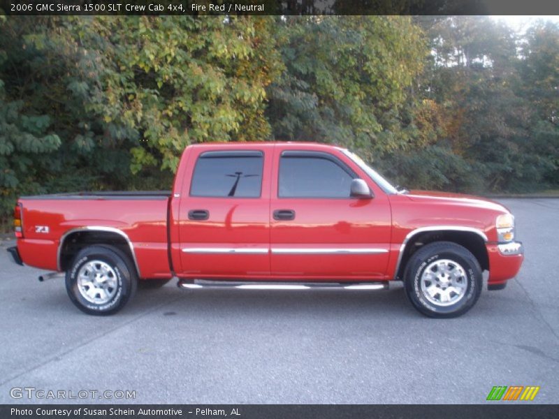 Fire Red / Neutral 2006 GMC Sierra 1500 SLT Crew Cab 4x4