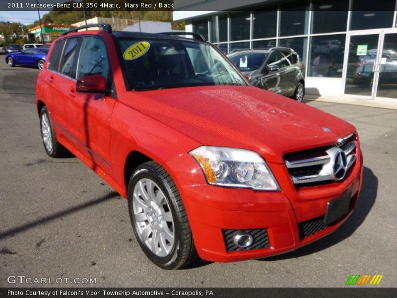 Mars Red / Black 2011 Mercedes-Benz GLK 350 4Matic
