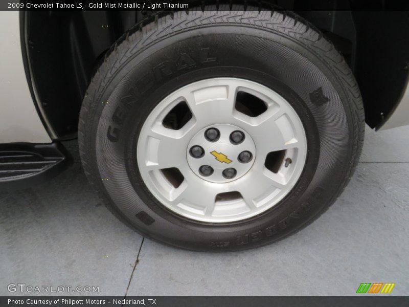 Gold Mist Metallic / Light Titanium 2009 Chevrolet Tahoe LS
