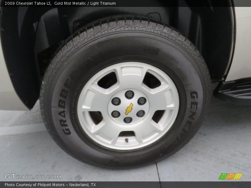 Gold Mist Metallic / Light Titanium 2009 Chevrolet Tahoe LS