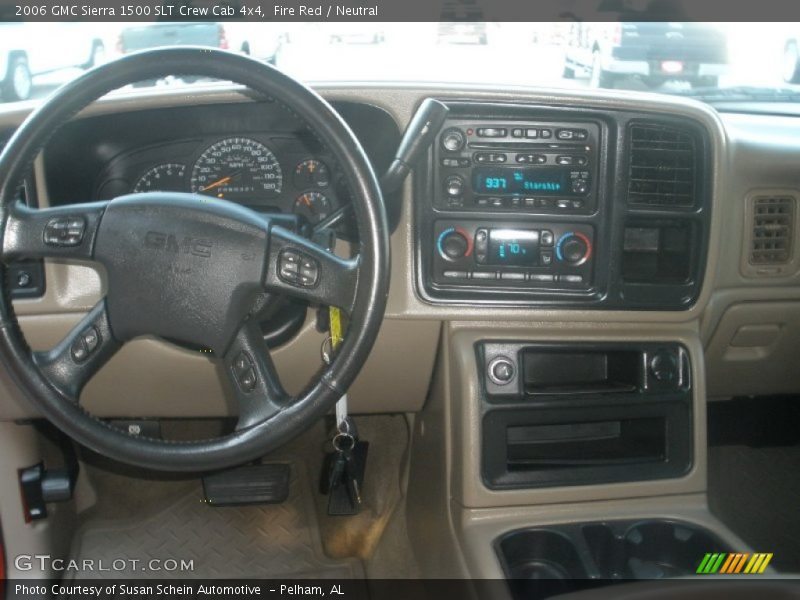 Fire Red / Neutral 2006 GMC Sierra 1500 SLT Crew Cab 4x4