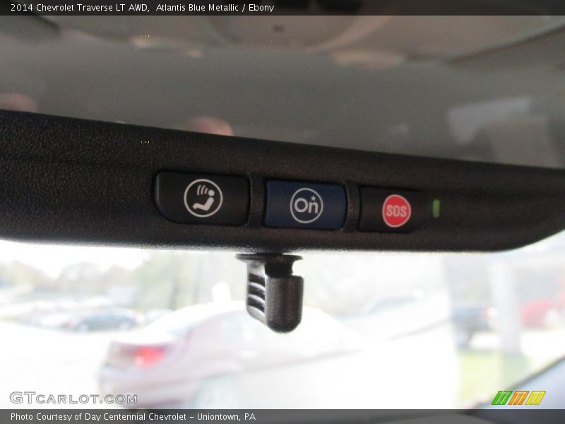 Atlantis Blue Metallic / Ebony 2014 Chevrolet Traverse LT AWD