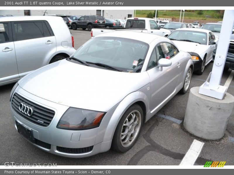 Lake Silver Metallic / Aviator Grey 2001 Audi TT 1.8T quattro Coupe