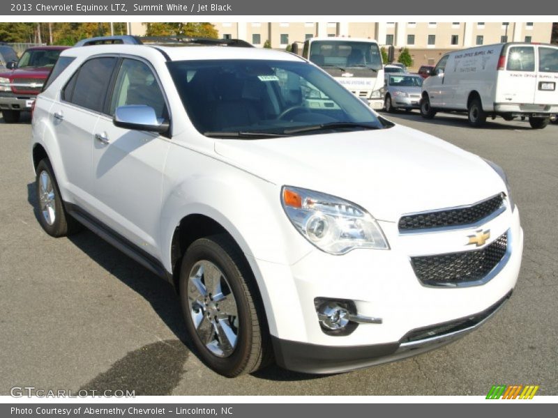 Summit White / Jet Black 2013 Chevrolet Equinox LTZ
