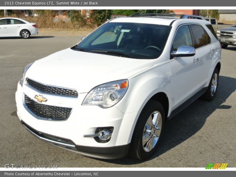Summit White / Jet Black 2013 Chevrolet Equinox LTZ