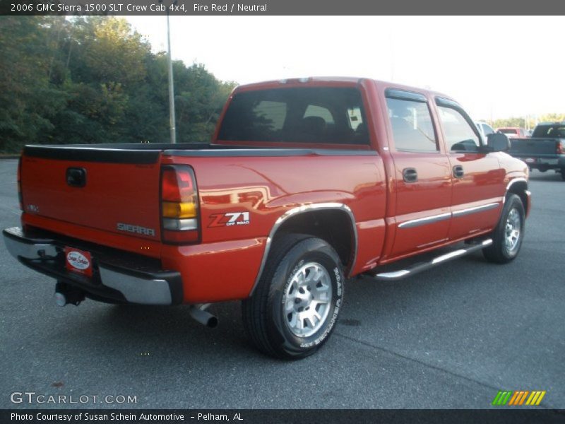 Fire Red / Neutral 2006 GMC Sierra 1500 SLT Crew Cab 4x4
