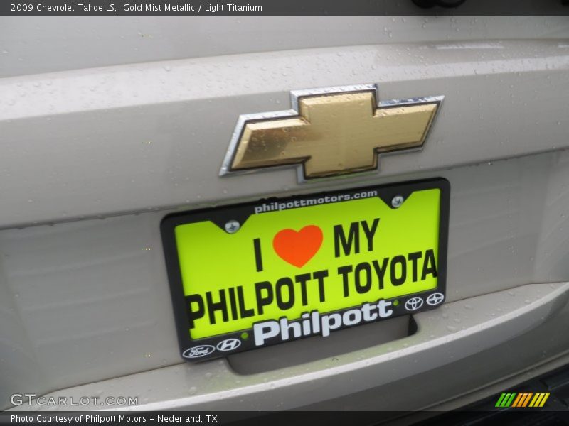 Gold Mist Metallic / Light Titanium 2009 Chevrolet Tahoe LS
