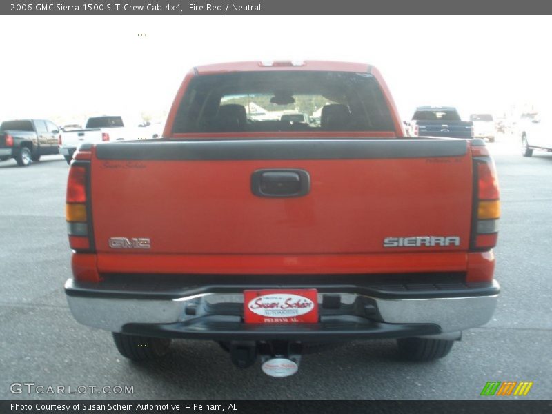 Fire Red / Neutral 2006 GMC Sierra 1500 SLT Crew Cab 4x4