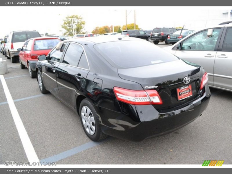 Black / Bisque 2011 Toyota Camry LE
