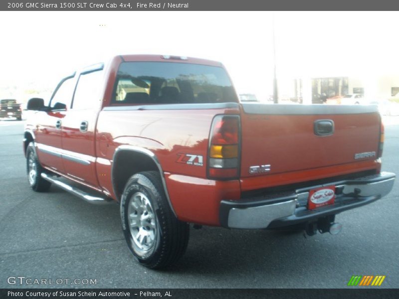 Fire Red / Neutral 2006 GMC Sierra 1500 SLT Crew Cab 4x4