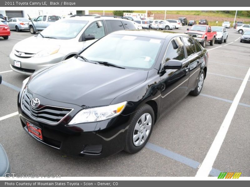 Black / Bisque 2011 Toyota Camry LE