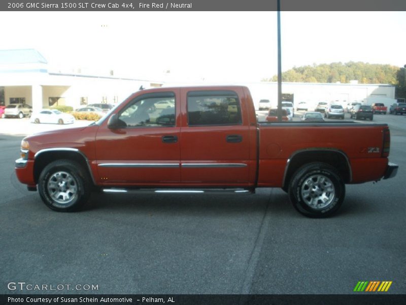 Fire Red / Neutral 2006 GMC Sierra 1500 SLT Crew Cab 4x4