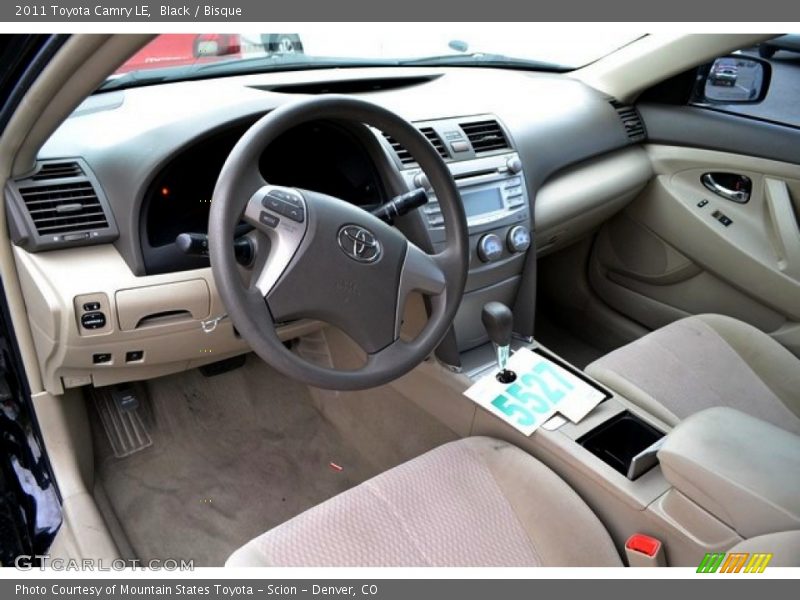 Black / Bisque 2011 Toyota Camry LE