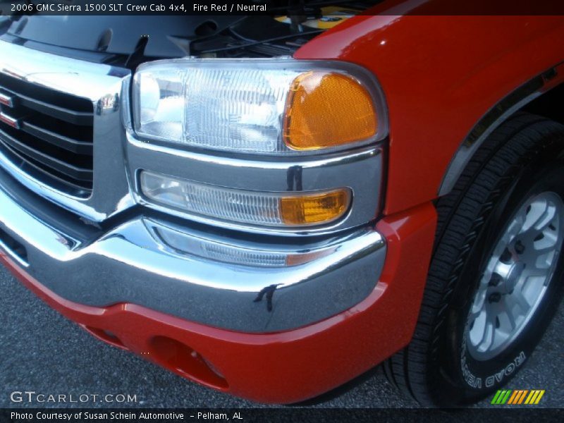 Fire Red / Neutral 2006 GMC Sierra 1500 SLT Crew Cab 4x4
